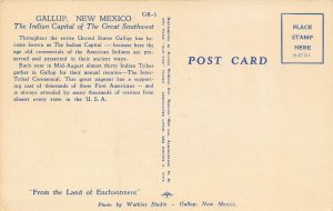 LPS05 GALLUP NEW MEXICO LARGE BIG Letter Postcard