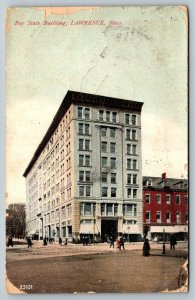 Bay State Building   Lawrence  Massachusetts   Postcard  1908
