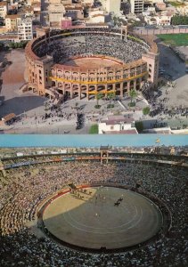 Mallorca Plaza De Toros Bullfight Ring 2x Aerial Spanish Postcard