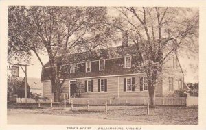 Virginia Williamsburg Travis House Albertype