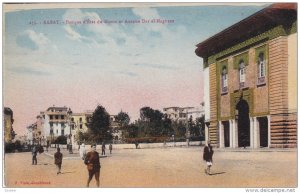 RABAT.-Banque d'Etat du Maroc et avenue Dar-el-Maghzen , PU-1930