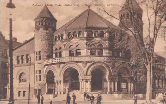 Connecticut New Haven Osborn Hall Yale University Albertype