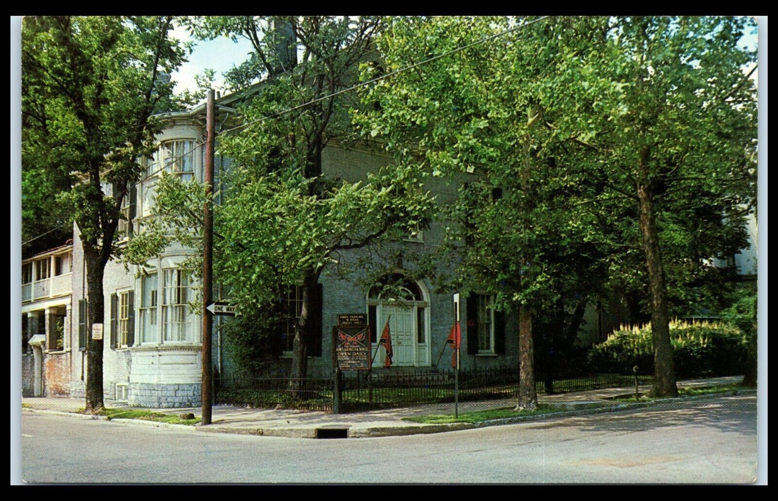 Postcard KY Lexington Hopemont Home of Gen. John Hunt United