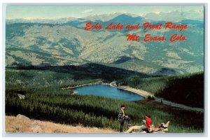 c1960s Echo Lake And Front Range Mt. Evans Region Idaho Spring CO Trees Postcard