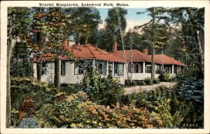 Lakewood Park Maine Tourist Bungalows Cabins c1900-20s Vintage Postcard