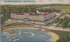 Postcard The Griswold Eastern Point New London CT