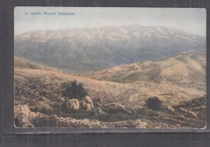 PALESTINE, ISRAEL, MOUNT HERMON, c1910 ppc., unused.