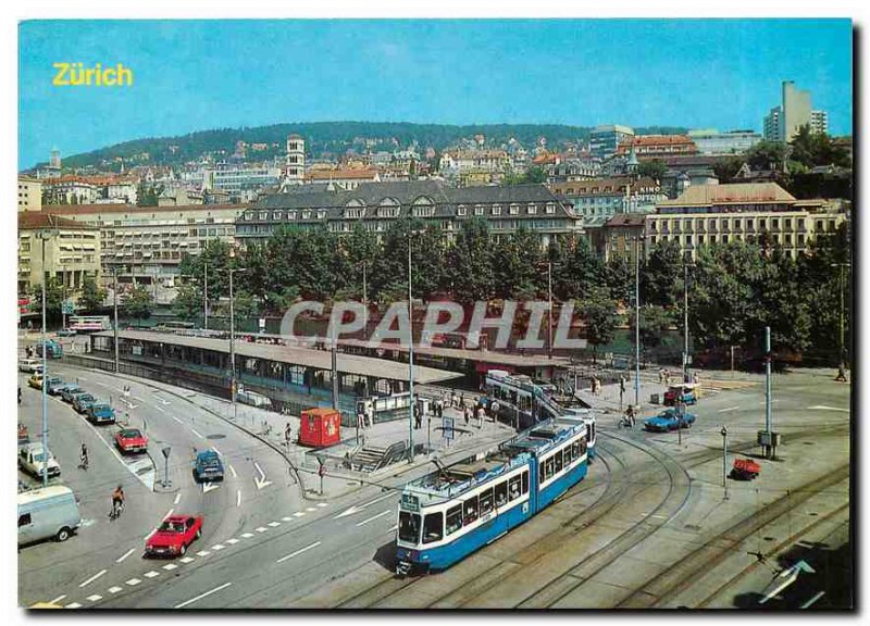 Postcard Modern Zuerich Bahnhofquai