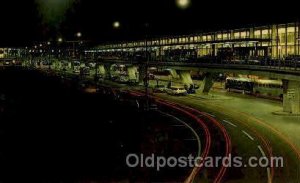 O Hare Terminal At Night, Chicago, IL USA Airport Unused 