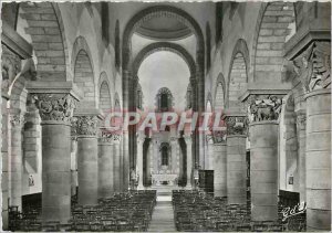 Postcard Modern Church Bourboule Nave and Choir