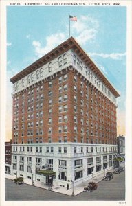 Arkansas Little Rock Hotel La Fayette 6th and Louisiana Streets Curteich