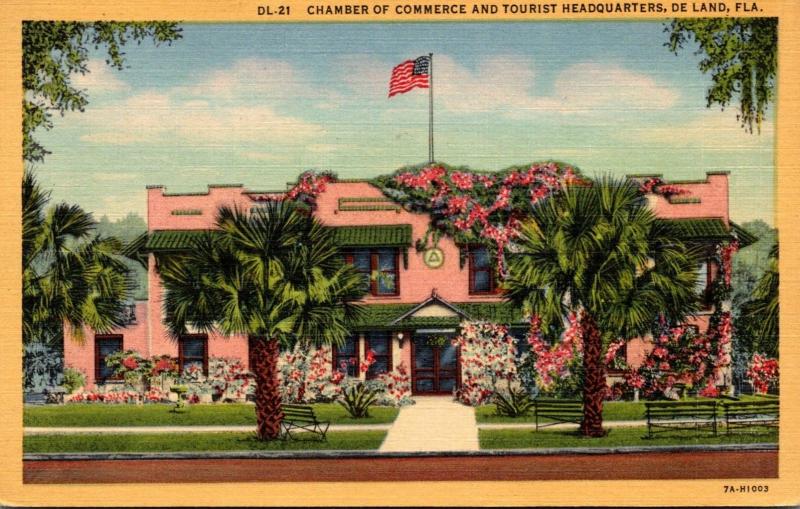 Florida Deland Chamber Of Commerce and Tourist Headquarters Curteich