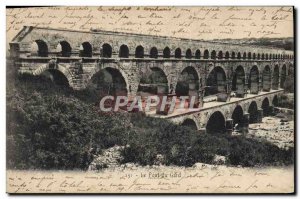 Old Postcard The Pont Du Gard