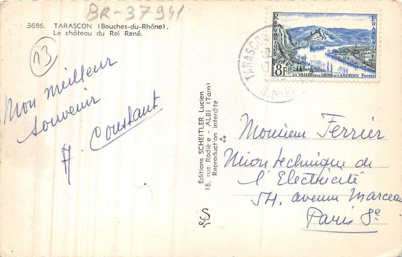 BR37941 tarascon le chateau di Roi Rene france