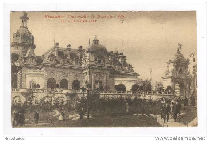 Le Chien Vert,Exposition Universelle De Bruxelles 1910