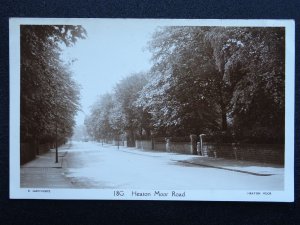 Stockport HEATON MOOR Road c1930s RP Postcard by E. Gunthorpe