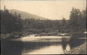 Kennebago Stream Maine ME Bicknell Real Photo Big Island Pool c1930s Postcard