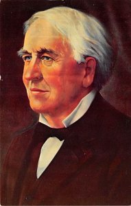 Thomas Alva Edison 1847 To 1931 Fort Myers, Florida USA Unused 