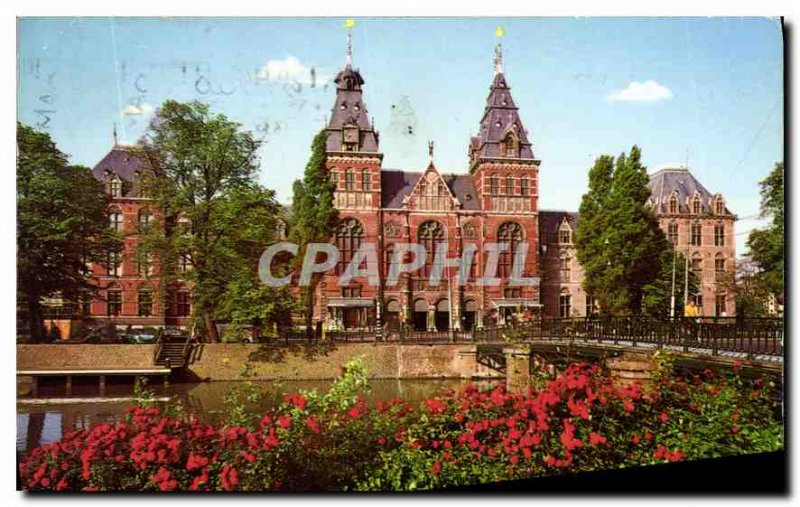 Modern Postcard Holland Amsterdam Rijksmuseum Holland true artistic treasure