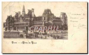 Paris - 4 - L & # 39Hotel City - Old Postcard