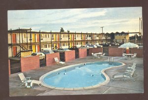 WINSLOW ARIZONA THE ASTRO MOTEL SWIMMING POOL ROUTE 66 VINTAGE POSTCARD