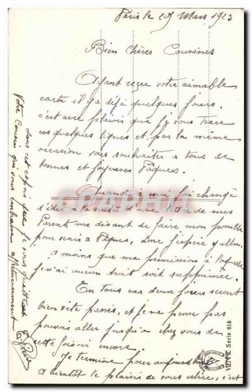 Old Postcard Happy Easter