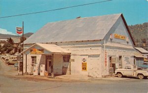 Coulterville California Coulterville Trading Post Gas Station Postcard AA57621