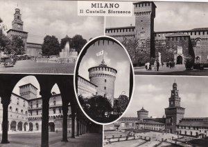 Italy Milano Il Castello Sforzesco Multi View