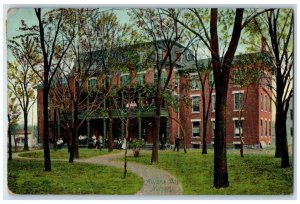 1910 Aurora Day Nursery School Exterior Front Building Illinois Vintage Postcard