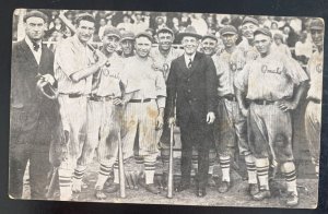 Mint USA Real Picture Postcard Vintage Baseball Players Omaha Team