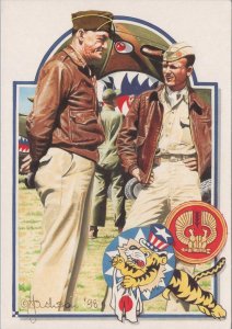 Military Postcard - B.General Claire Lee Chennault, US Army Air Corps RR23450