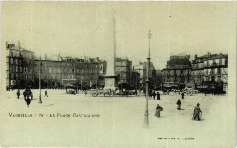 CPA MARSEILLE La Place Castellane (404766)