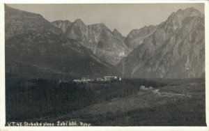 Slovakia Štrbské pleso Żabi kôń Rysy RPPC 06.91