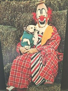 Postcard Circus Clown Master of Mirth, Lou Jacobs, Greatest Show on Earth T6