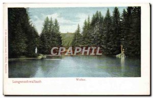 Postcard Old Langenschwalbach Weiher