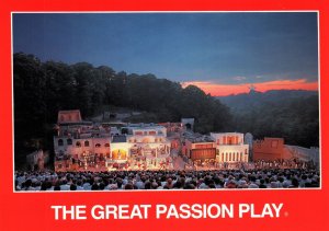 CONTINENTAL SIZE POSTCARD THE GREAT PASSION PLAY AT EUREKA SPRINGS ARKANSAS