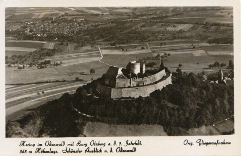 Germany Postcard - Hering Im Odenwald Mit Burg Otzberg - Ref TZ7497