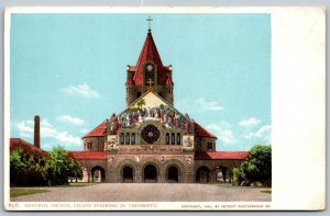 Vtg California CA Memorial Church Leland Stanford Jr University 1904 Postcard