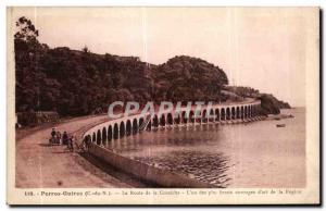 Old Postcard Perros Guirec The Corniche Road Mon more beautiful works of art D