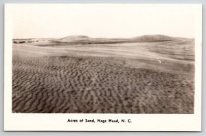 RPPC Nags Head NC Acres of Sand North Carolina Postcard N21