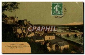 Old Postcard Pau Le Chateau Le Pont de Bigorre Jurancon and The Peak Observatory