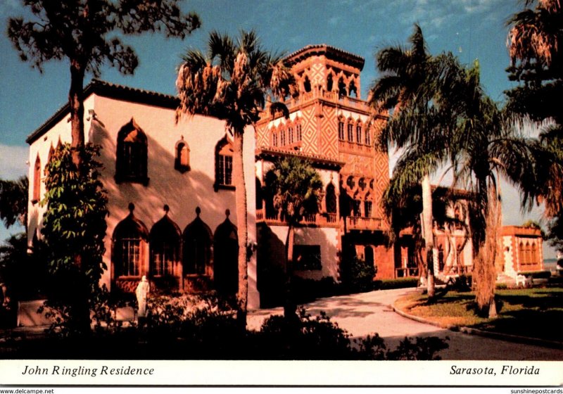 Florida Sarasota John and Mable Ringling Residence Front Entrance