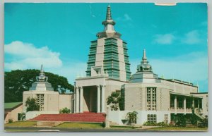 Honolulu Hawaii~Buddhist Temple Nuuanu Avenue~Vintage Postcard 