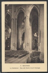 France Postcard- Beauvais -La Cathedrale -Bas-Cote Nord Et Les 2 Horloges T3844