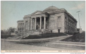 DES MOINES, Iowa; First Methodist Episcopal Church, PU-1909