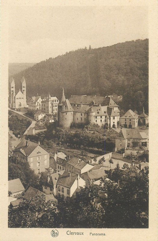 Postcard Luxembourg Clervaux general view