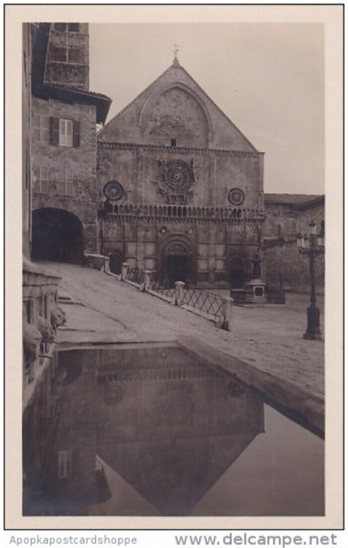 Italy Assisi Perugia Chiesa Di Saint Rufino La Facciata