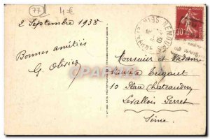 Old Postcard Nemours La Table D & # 39Orientation