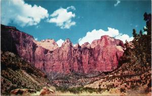 Utah postcard - Zion National Park -  Altar of Sacrifice