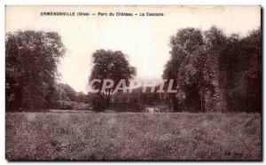 Old Postcard Ermenonville (Oise) Castle Park La Cascade